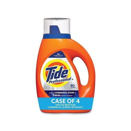 Tide Professional Commercial Liquid Laundry Detergent, 105 Oz, Pour Bottle - 4 per CA - 00030772141168